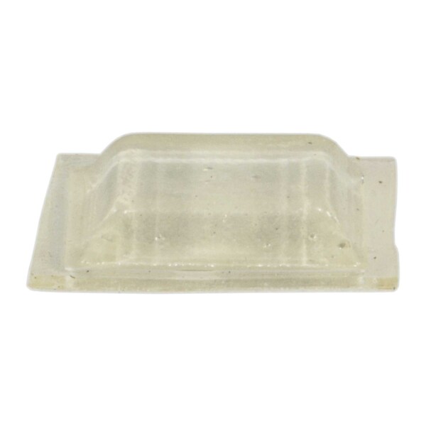 Midwest Fastener 1/2" x 1/8" Clear Rubber Self Sticking Bumpers 10PK 31764 - main